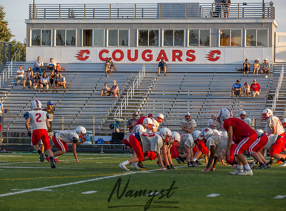 Centennial High School Open Football Practice 453