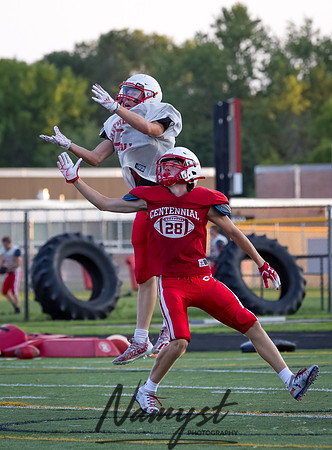 Centennial High School Open Football Practice 459