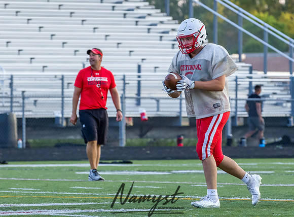 Centennial High School Open Football Practice 463