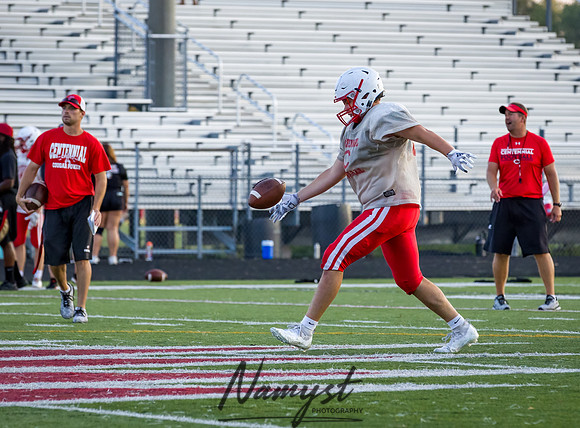 Centennial High School Open Football Practice 464