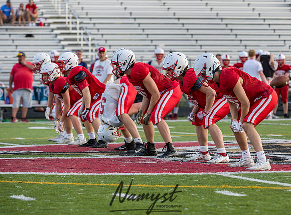 Centennial High School Open Football Practice 461
