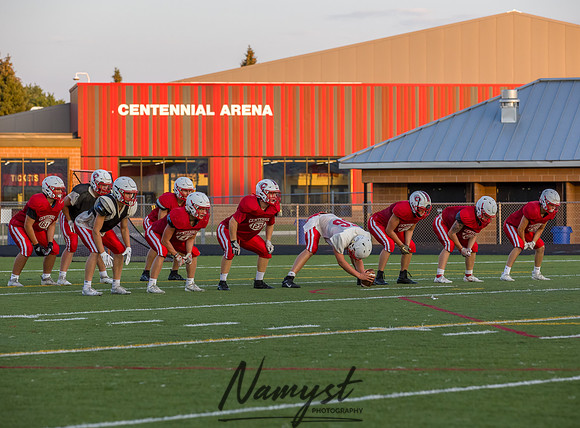 Centennial High School Open Football Practice 467