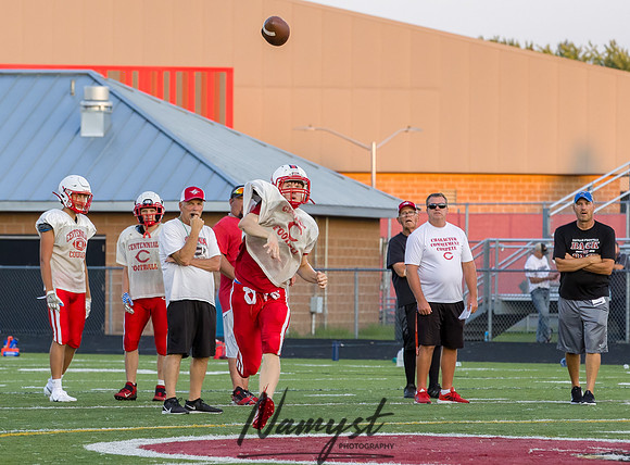 Centennial High School Open Football Practice 471
