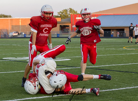 Centennial High School Open Football Practice 472