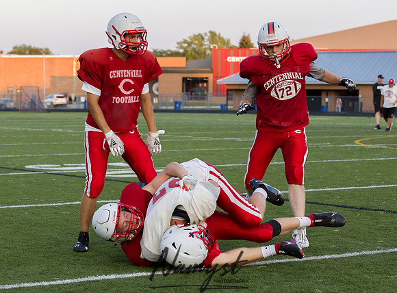 Centennial High School Open Football Practice 473