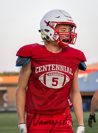 Centennial High School Open Football Practice 474