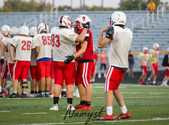 Centennial High School Open Football Practice 476