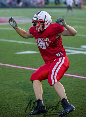 Centennial High School Open Football Practice 477