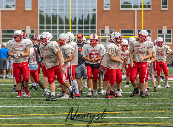 Centennial High School Football Scrimmage_1163