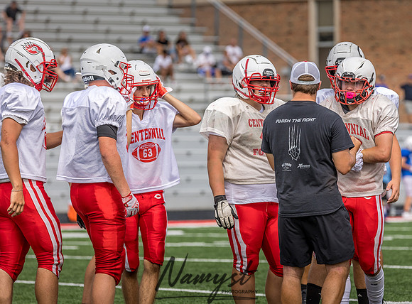 Centennial High School Football Scrimmage_1217