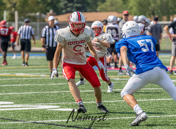 Centennial High School Football Scrimmage_1372