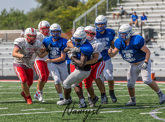 Centennial High School Football Scrimmage_1451