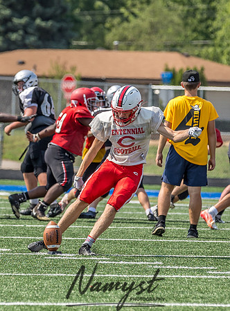 Centennial High School Football Scrimmage_1494