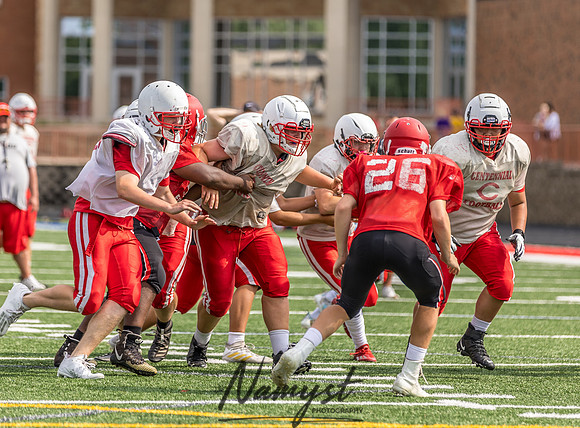 Centennial High School Football Scrimmage_747