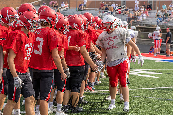 Centennial High School Football Scrimmage_804