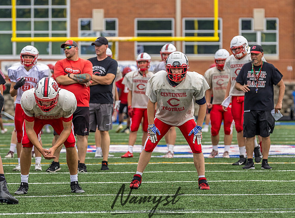 Centennial High School Football Scrimmage_899