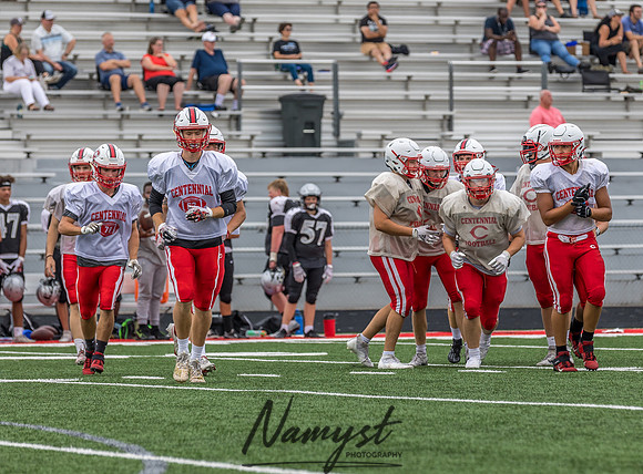 Centennial High School Football Scrimmage_1017