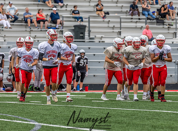 Centennial High School Football Scrimmage_1018