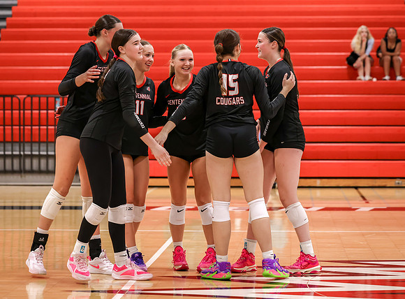Centennial vs Mounds View Girls Varsity Volleyball 201