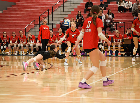 Centennial vs Anoka Girls Varsity Volleyball 300