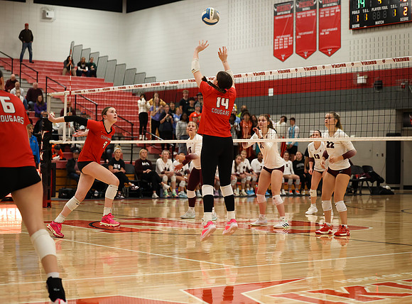 Centennial vs Anoka Girls Varsity Volleyball 330