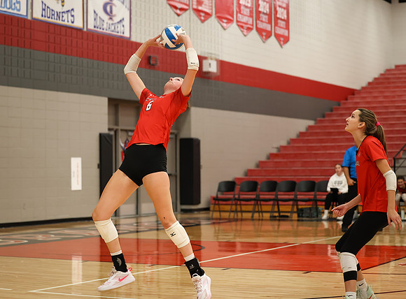 Centennial vs Anoka Girls Varsity Volleyball 268