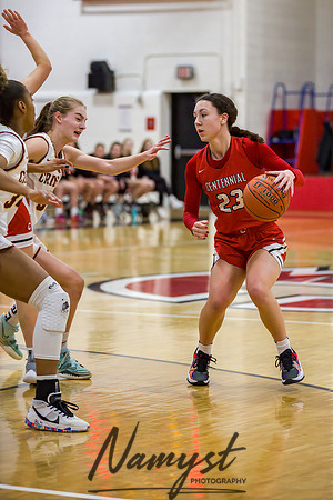 Centennial vs Maple Grove Girls Varsity Basketball 043