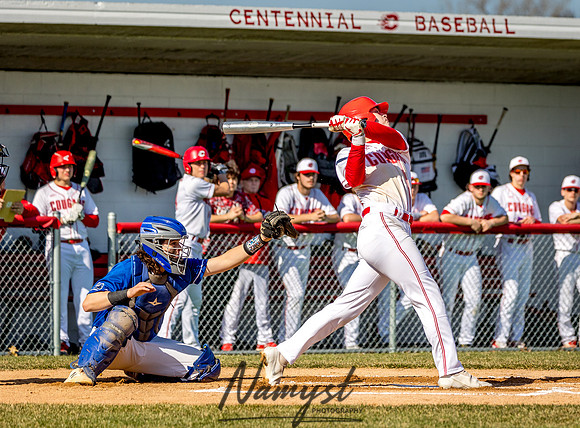 Centennial vs Rogers Varsity Baseball 113