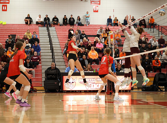 Centennial vs Anoka Girls Varsity Volleyball 83
