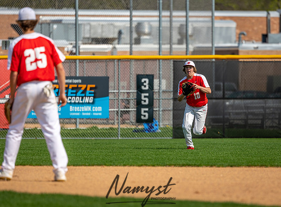 Centennial vs Andover B-Squad Baseball 062