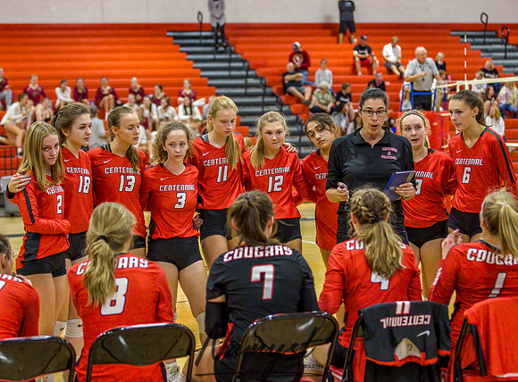Centennial vs Maple Grove Varsity Volleyball 0100