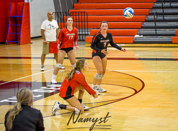 Centennial vs Maple Grove Varsity Volleyball 0107