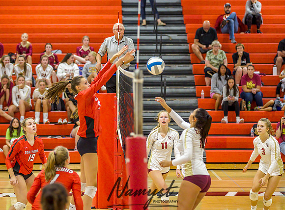 Centennial vs Maple Grove Varsity Volleyball 0106