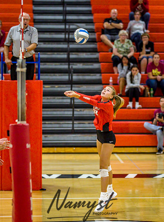 Centennial vs Maple Grove Varsity Volleyball 0116