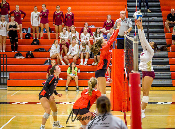 Centennial vs Maple Grove Varsity Volleyball 0115