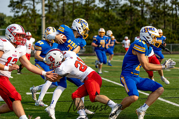 Centennial vs STMA JV Footballl 0027