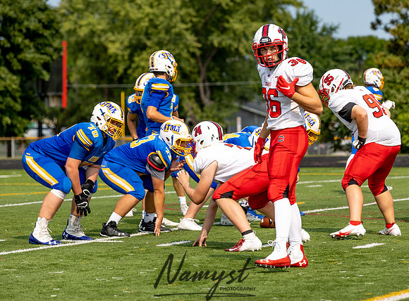 Centennial vs STMA JV Footballl 0102