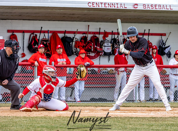 Centennial vs Maple Grove Varsity Baseball 494