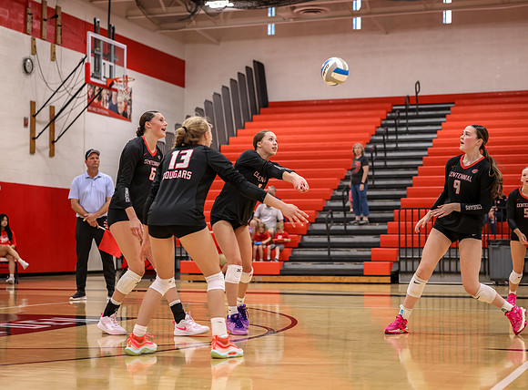 Centennial vs Mounds View Girls Varsity Volleyball 52