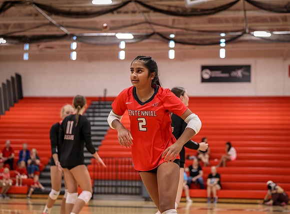 Centennial vs Mounds View Girls Varsity Volleyball 27