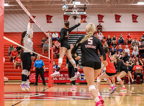 Centennial vs Coon Rapids Girls Varsity Volleyball 34