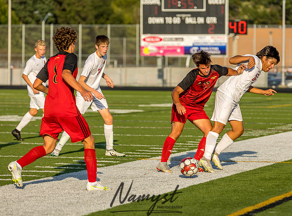 Centennial vs Coon Rapids Boys Varsity Soccer 0081