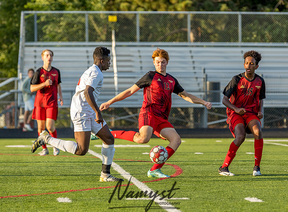 Centennial vs Coon Rapids Boys Varsity Soccer 0090