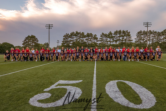 Centennial Varsity Football Senior Jersey Day 0007