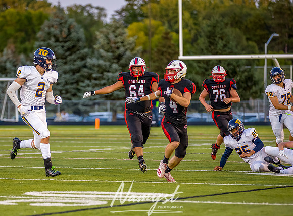 Centennial vs Totino-Grace Varsity Football 0110