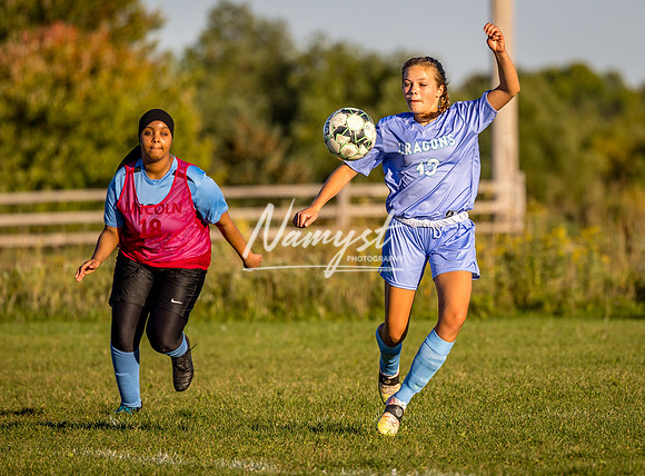 2021 09 22 LILA Dragons vs Lincoln Varsity Soccer Game 0027