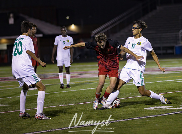 Centennial vs Park Center Boys Varsity Soccer 043