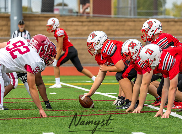 Centennial at Maple Grove High School JV Football Game 0109