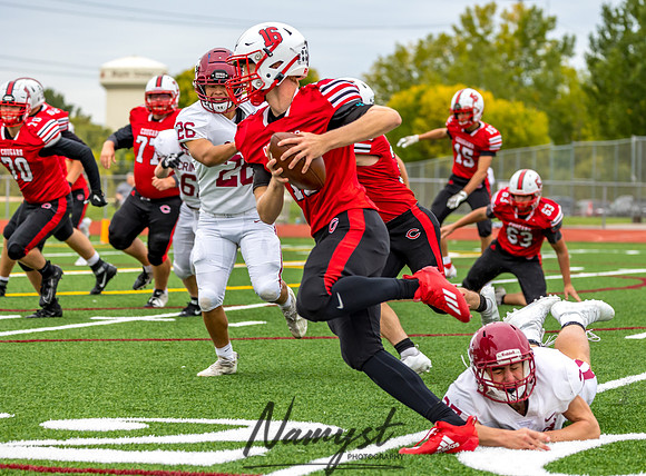Centennial at Maple Grove High School JV Football Game 0023