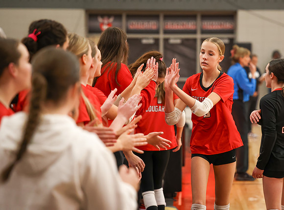 Centennial vs Anoka Girls Varsity Volleyball 205